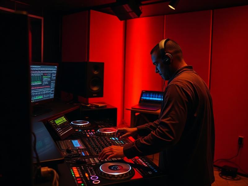 Inside DJ Spinall's Late-Night Studio Sessions